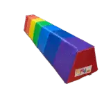 Baby foam play Balancing beam gymnastic rainbow pattern