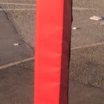 Column padding for building  safety equipment