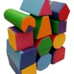 Soft play gym kit shape learning activity equipment
