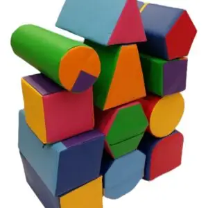 Soft play gym kit shape learning activity equipment