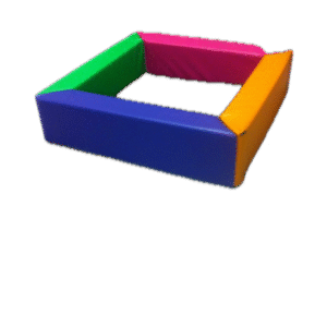 Sensory ball pool green orange purple pink 4ftx4ft free inner mat