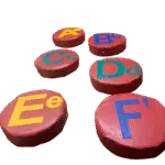 Soft Play Equipment Stepping Stones Alphabet