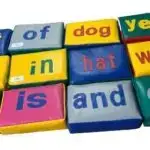 Baby floor play words learning bricks foam and PVC made
