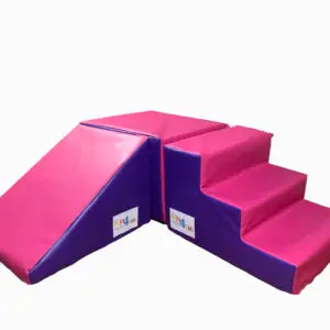Soft play Step Slide Cuboid PVC foam made