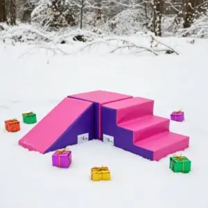 Soft play Step Slide Cuboid PVC foam made