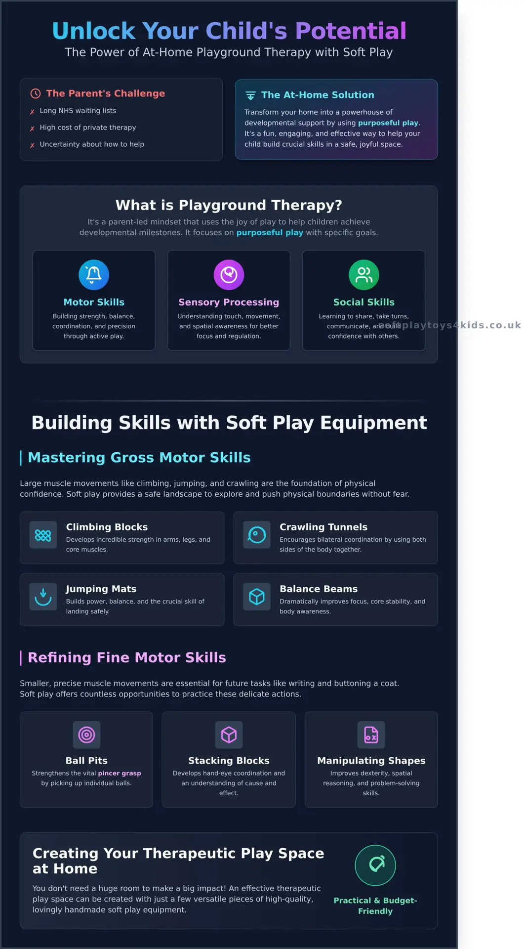 Playground Therapy: Unlocking Your Child’s Potential Through Play - Infographic