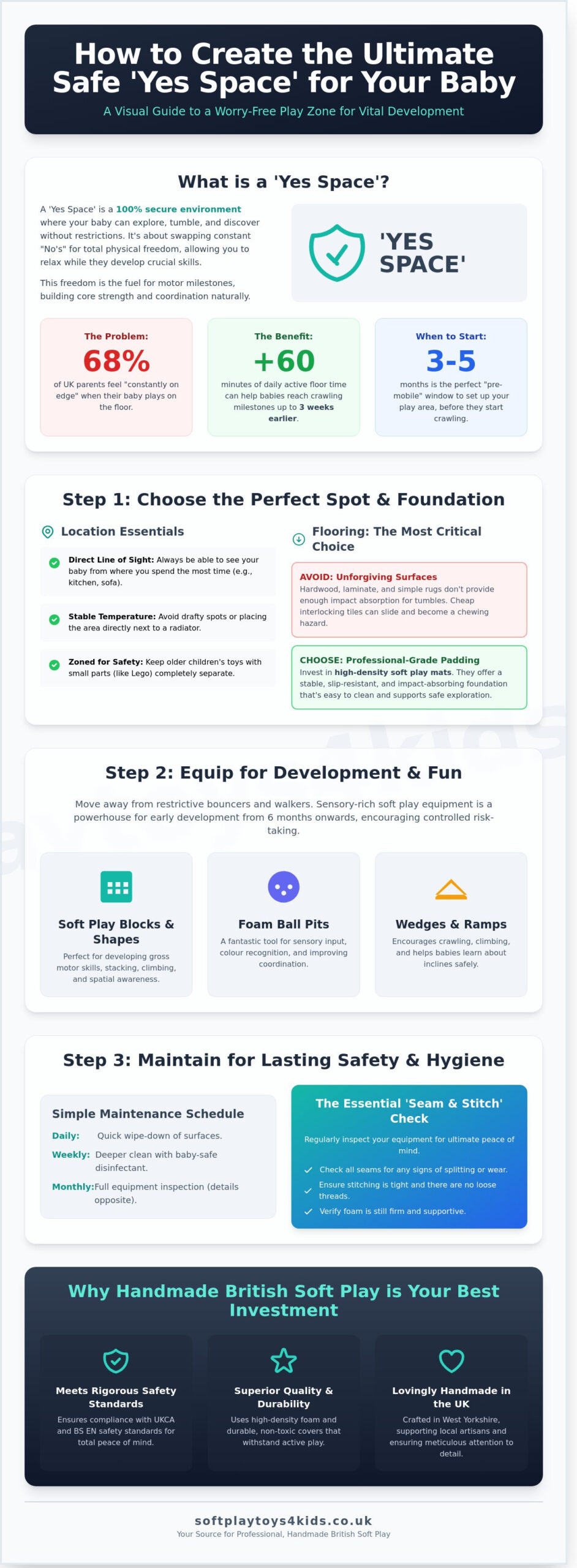 How to Create a Safe Play Area for Baby: The Ultimate UK Guide 2026 - Infographic