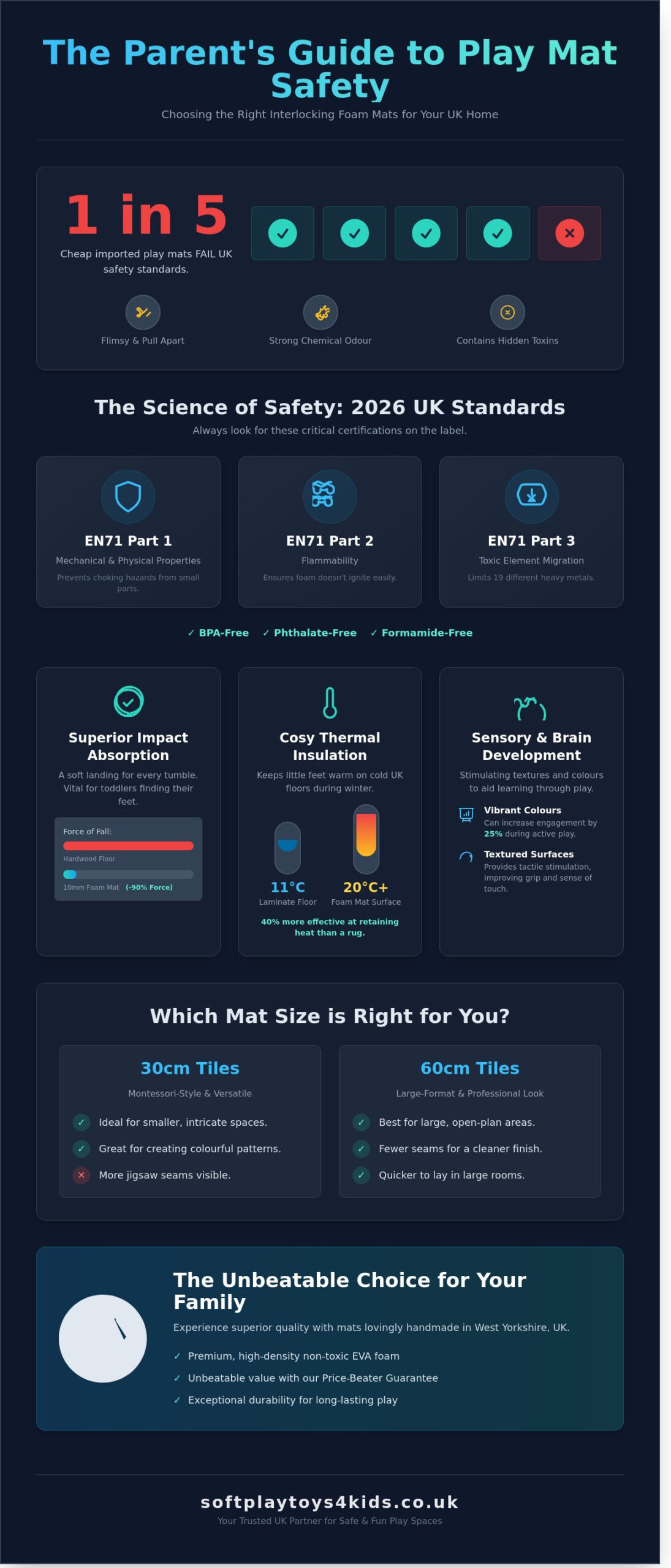 Interlocking Foam Play Mats UK: The Ultimate 2026 Safety & Buying Guide - Infographic