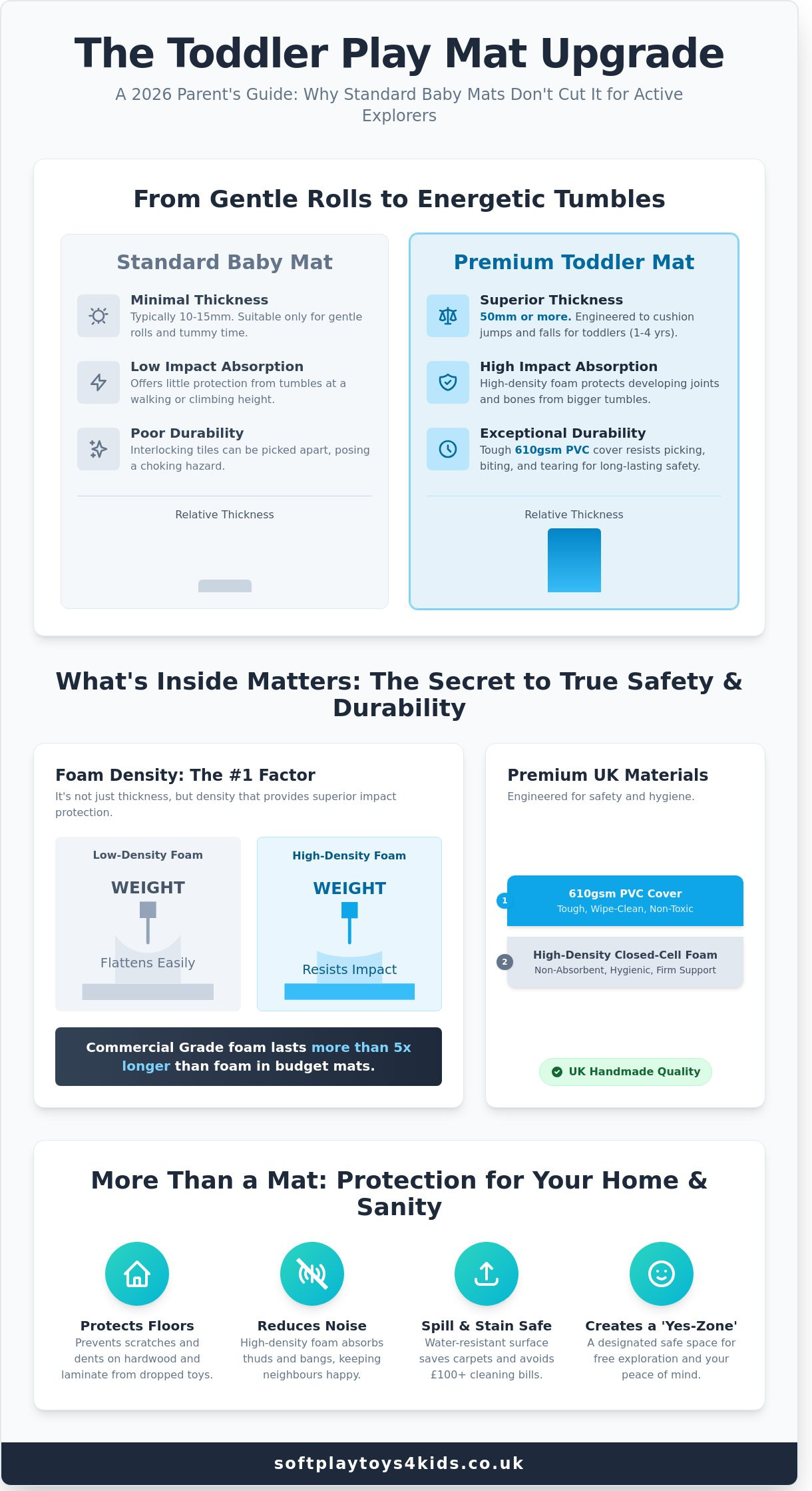 Soft Play Mats for Toddlers: The Ultimate UK Parent’s Guide 2026 - Infographic