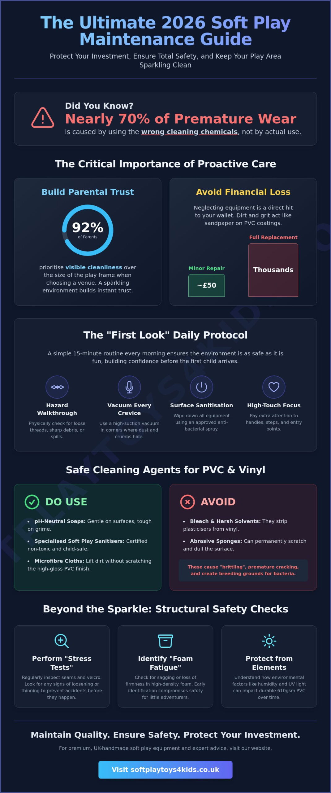 The Ultimate Soft Play Maintenance Guide: Keeping Play Areas Safe & Sparkling (2026)