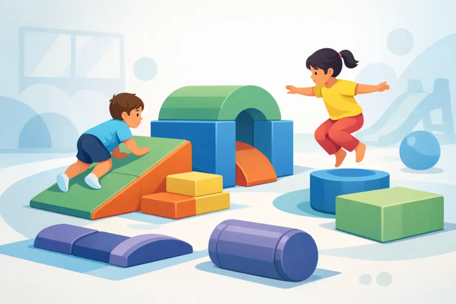 Foam Play Equipment for Safe Active Play