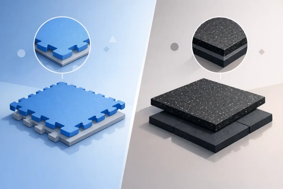 Foam Mats Versus Rubber Tiles