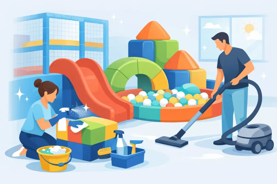 Soft Play Cleaning Routine That Actually Works