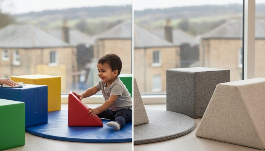 Vinyl Soft Play vs Fabric: Which Material is Best for Your Play Area?