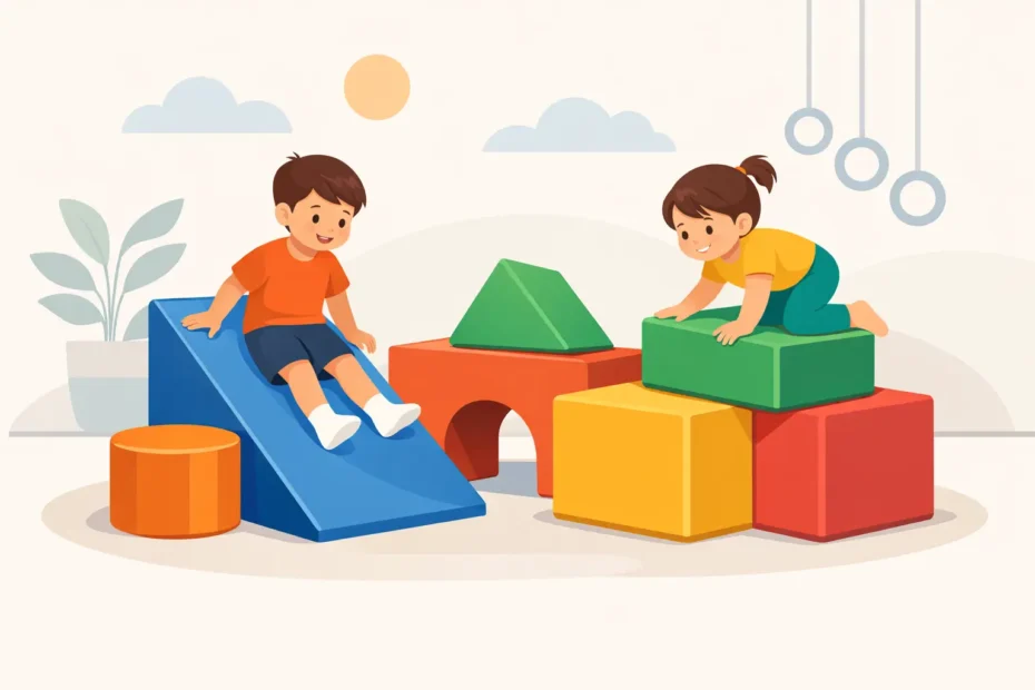 Indoor Foam Climbing Blocks for Active Play