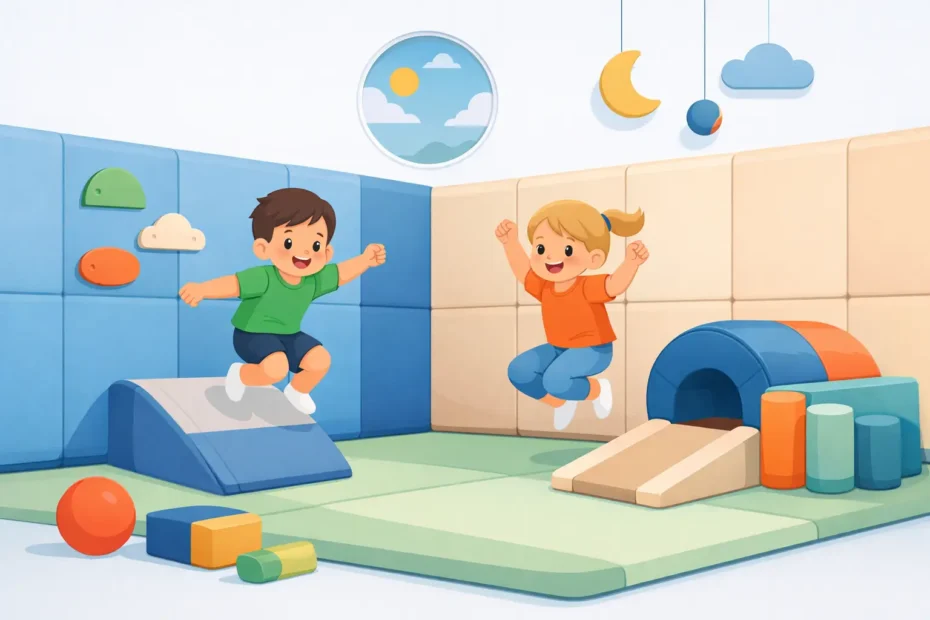 Nursery Wall Padding for Safer Active Play