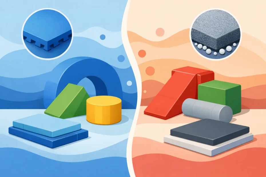 EVA Versus Polyethylene Foam for Soft Play