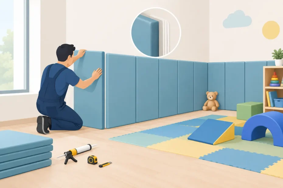 How to Install Wall Padding in Play Areas