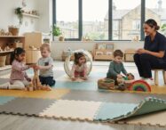 Padded Floor Mats for Nurseries and Children's Play Areas